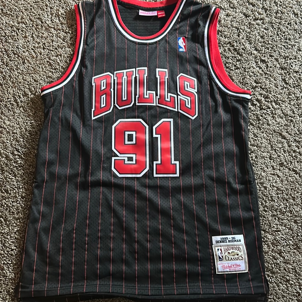 Authentic dennis rodman chicago bulls jersey